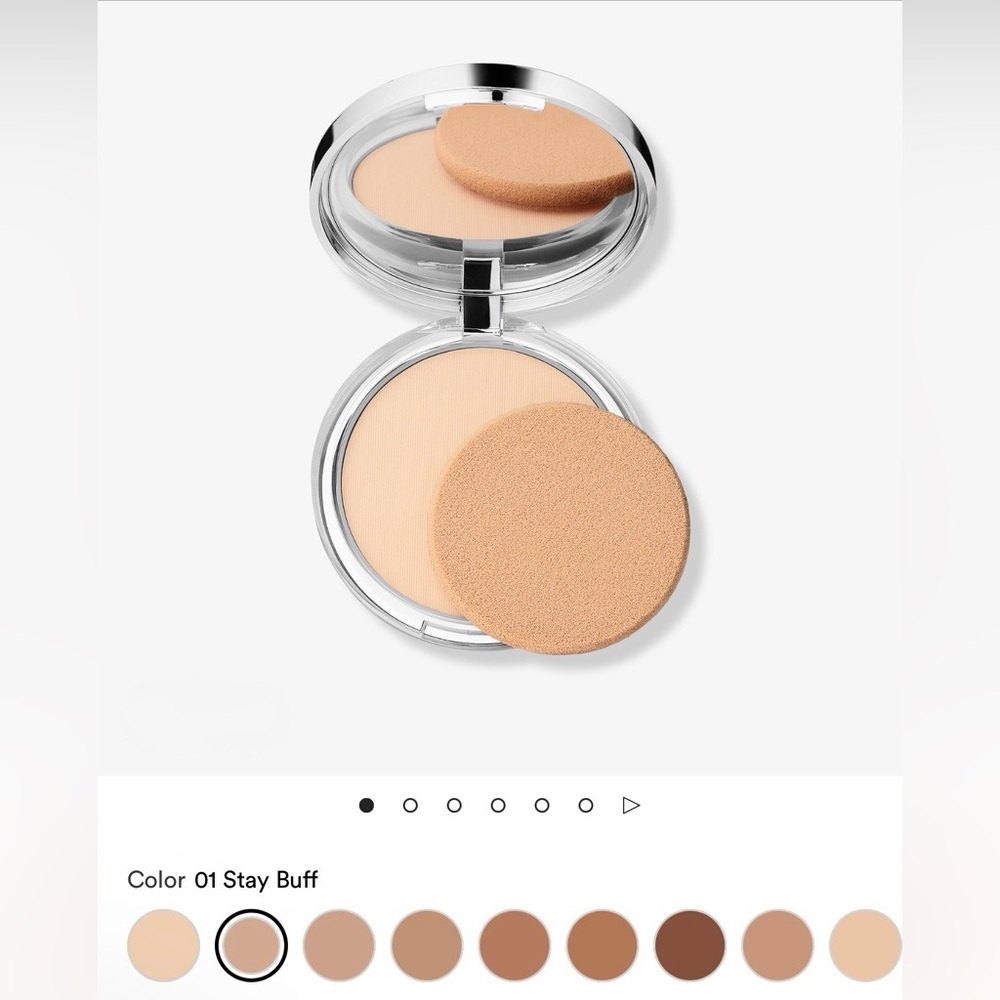 Clinique Sheer Pressed Powder- Shade 01 Stay Buff NWT